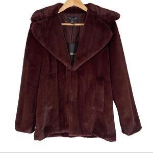 Rachel Zoe Faux Fur Jacket Coat Size XS NWT
